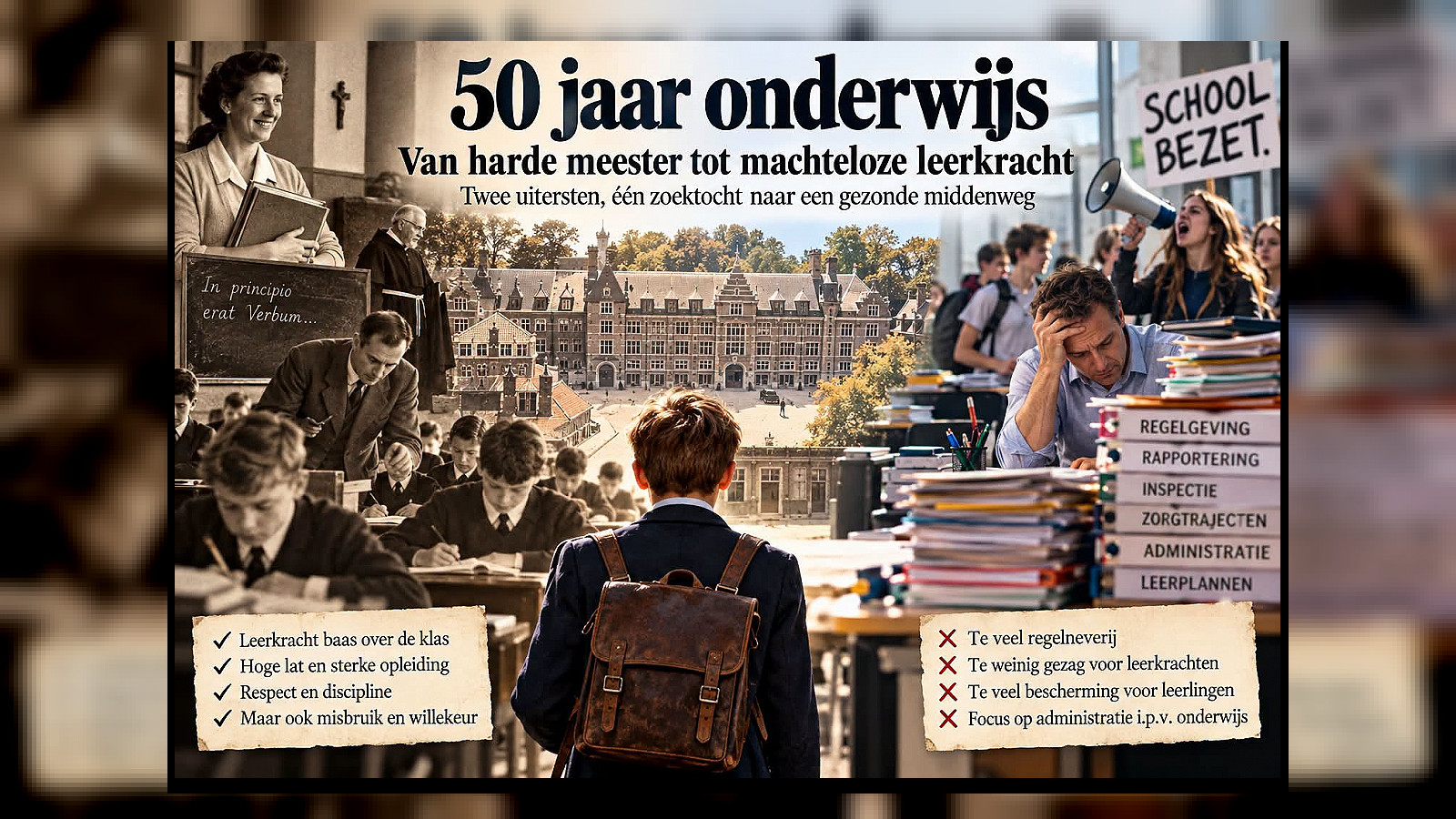 Van harde meester tot machteloze leerkracht: mijn ervaringen in het onderwijs