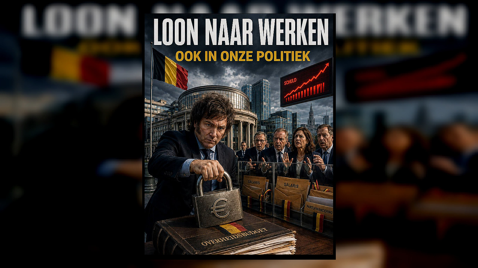 Voorstel Milei: loon naar werken ook in de Belgische politiek