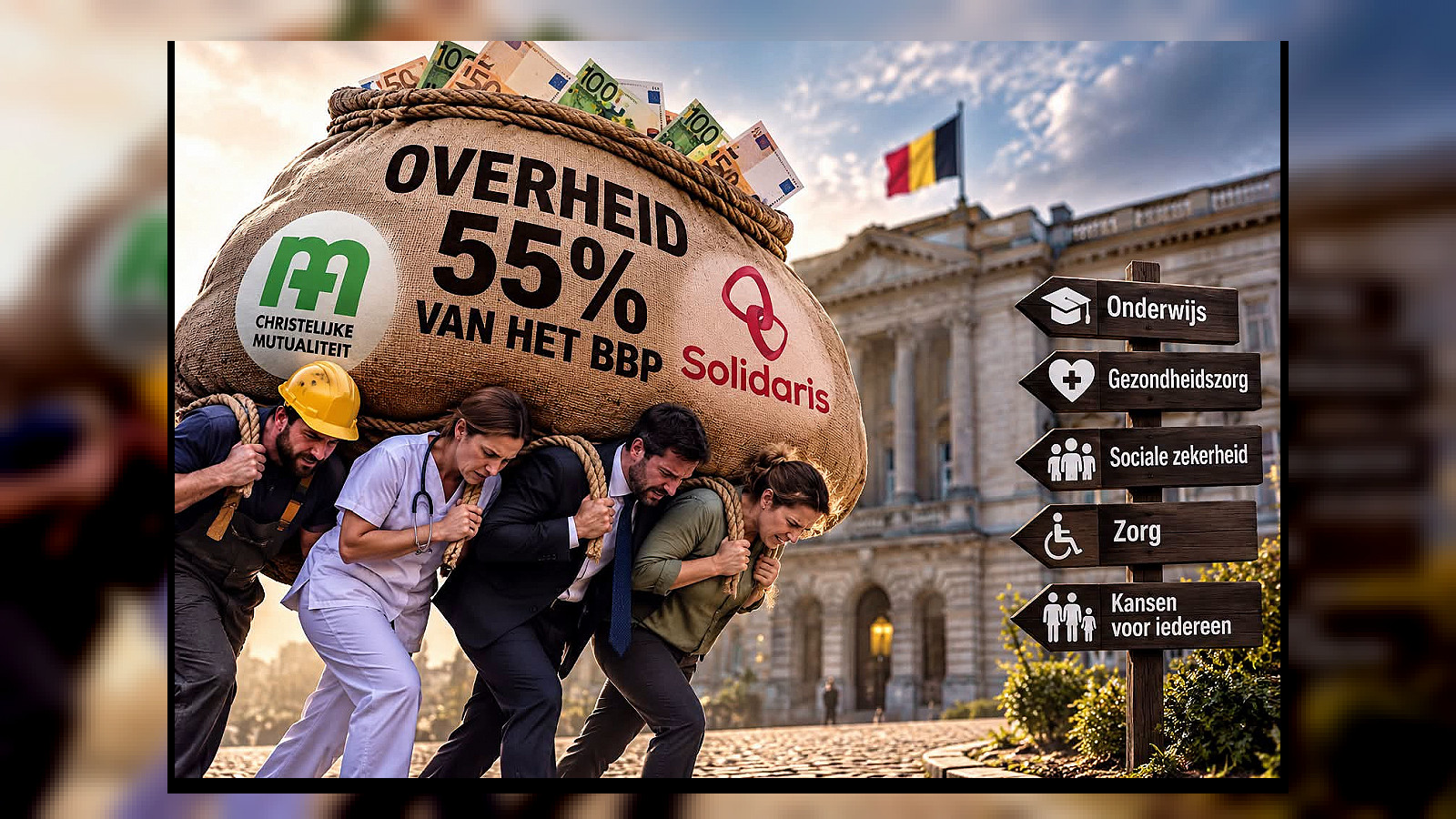De Belgische overheid opslokt te veel geld: een oproep tot herziening van het overheidsbeslag