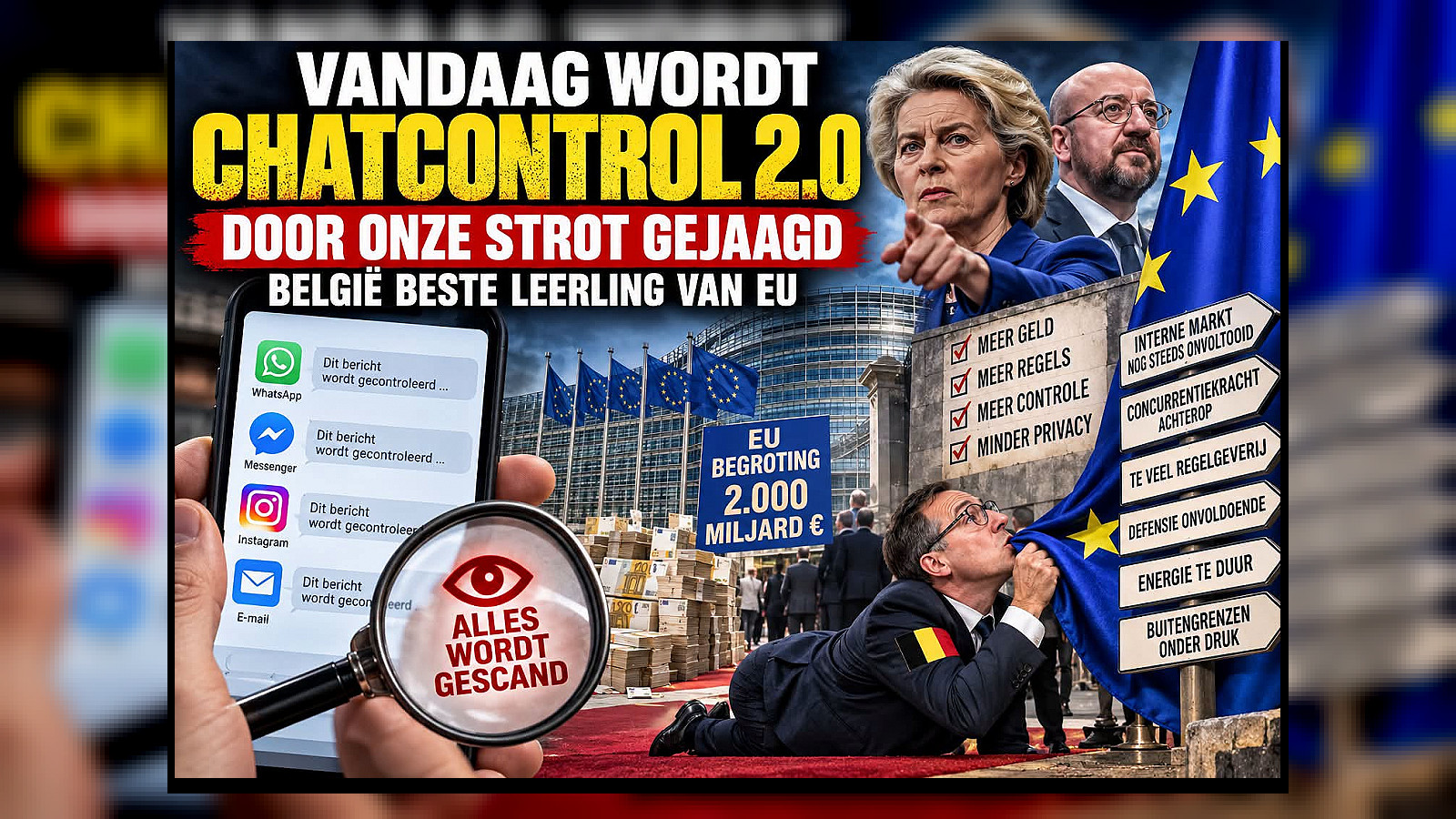 Chat Control 2.0: België op het punt van een privacycrisis