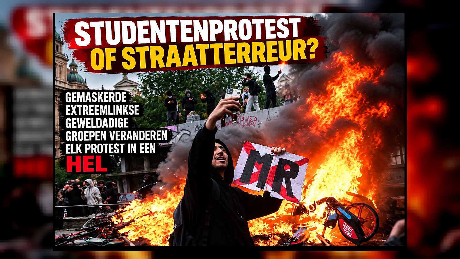 Extreemlinkse Zwarthemden: Wanneer iedere betoging verandert in communistische terreur