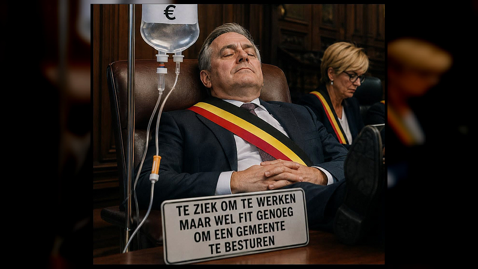 De politiek van dit land is ziek. Zeer ziek