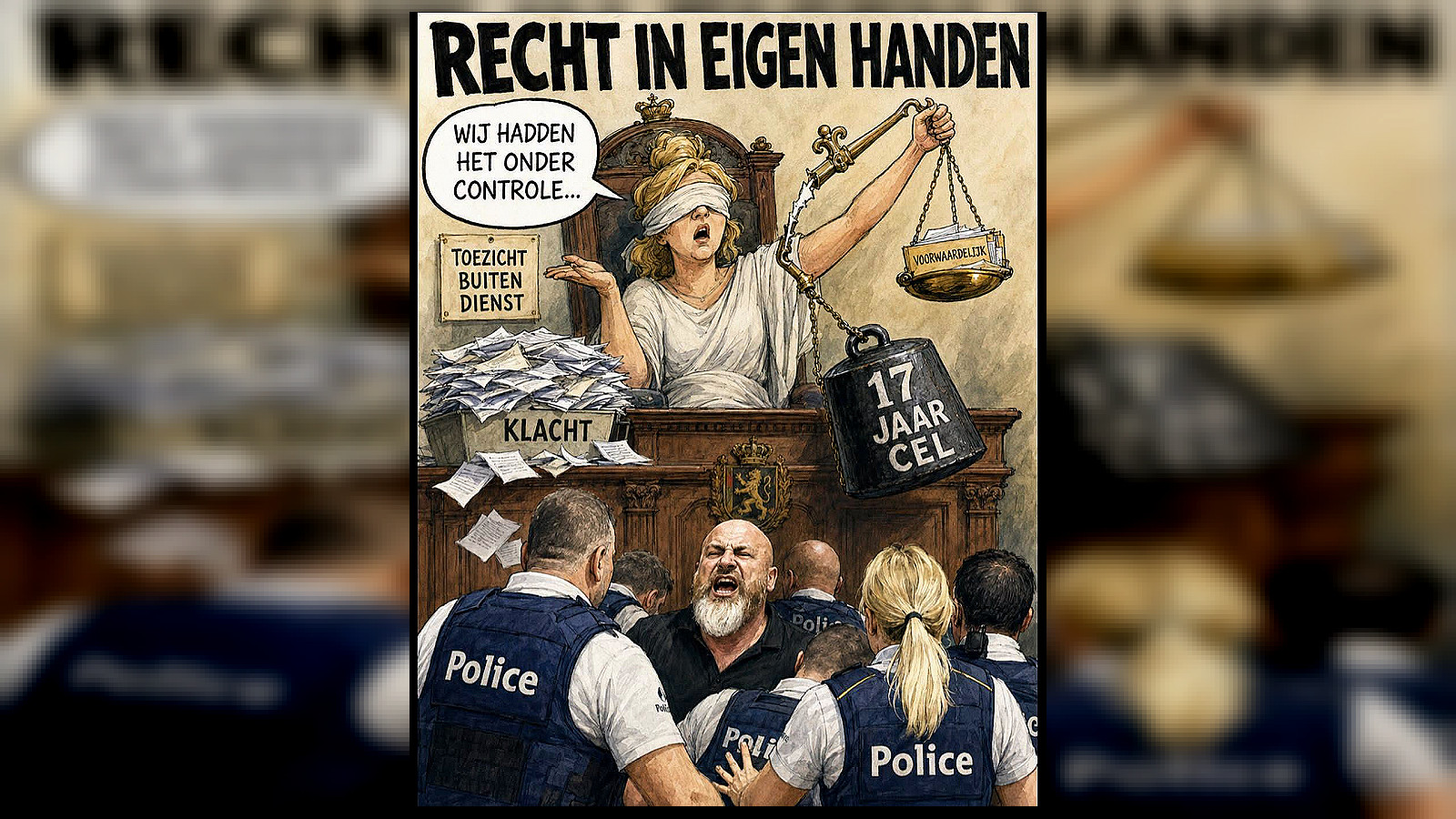 Vader krijgt 17 jaar cel voor extreme slagen aan pedofiel: het falen van justitie blootgelegd