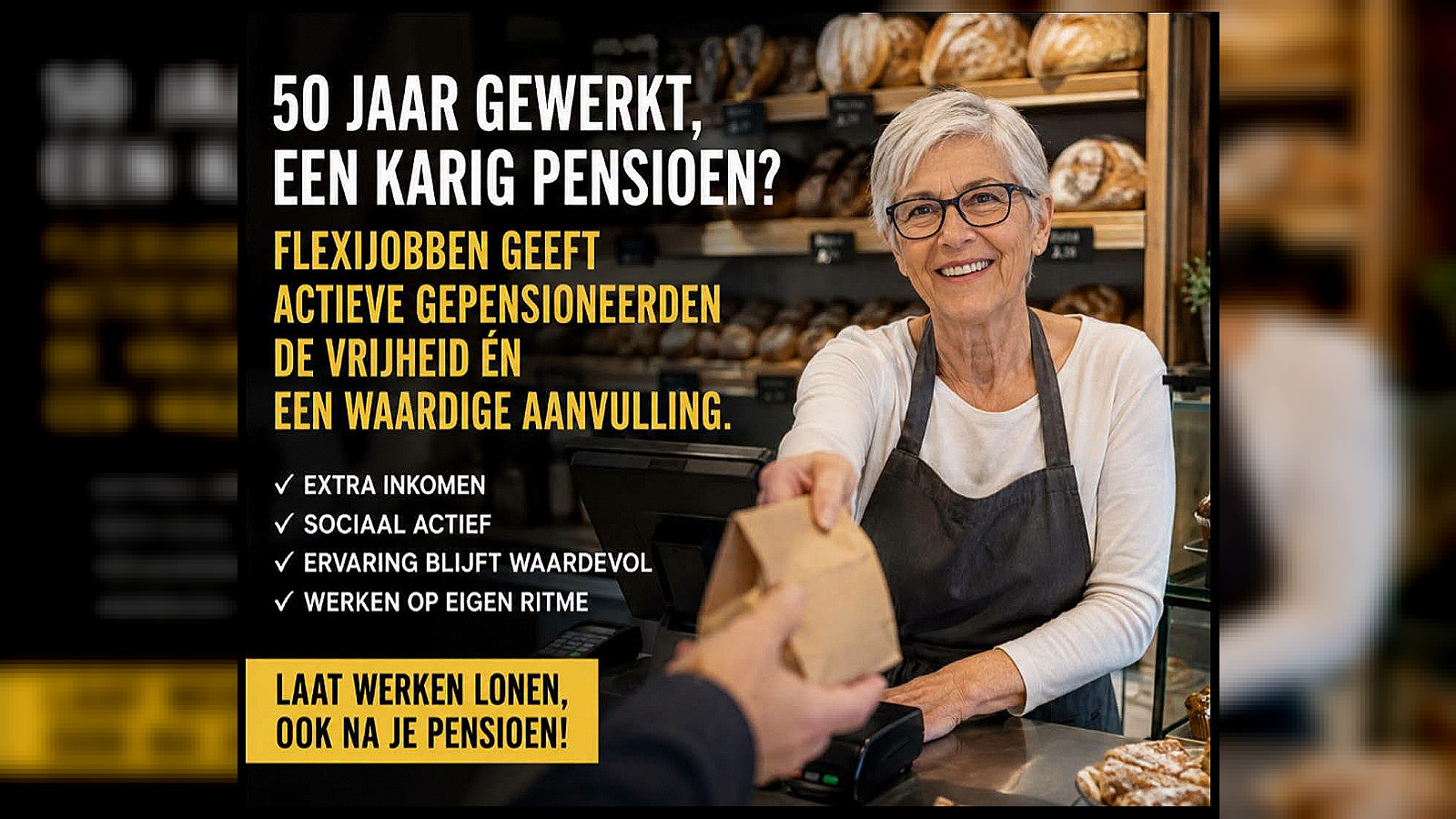 Flexijob als welgekomen aanvulling op ons karig pensioen