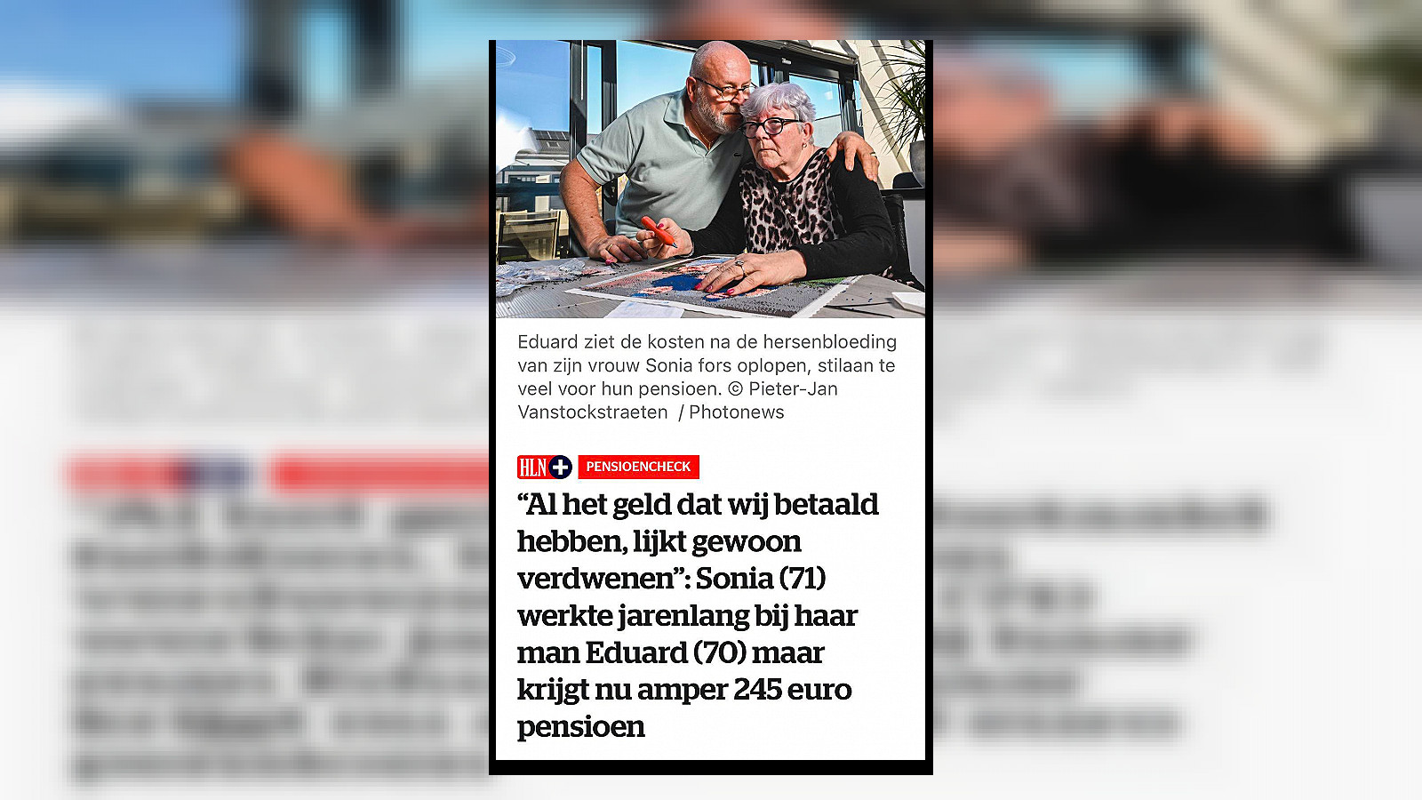 Werklozen krijgen 1.600 euro pensioen: de onzin van onze pensioenopbouw
