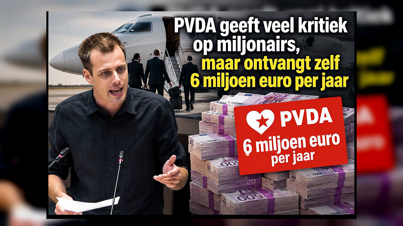 PVDA incasseert 6 miljoen belastinggeld terwijl ze ondernemers aanvalt