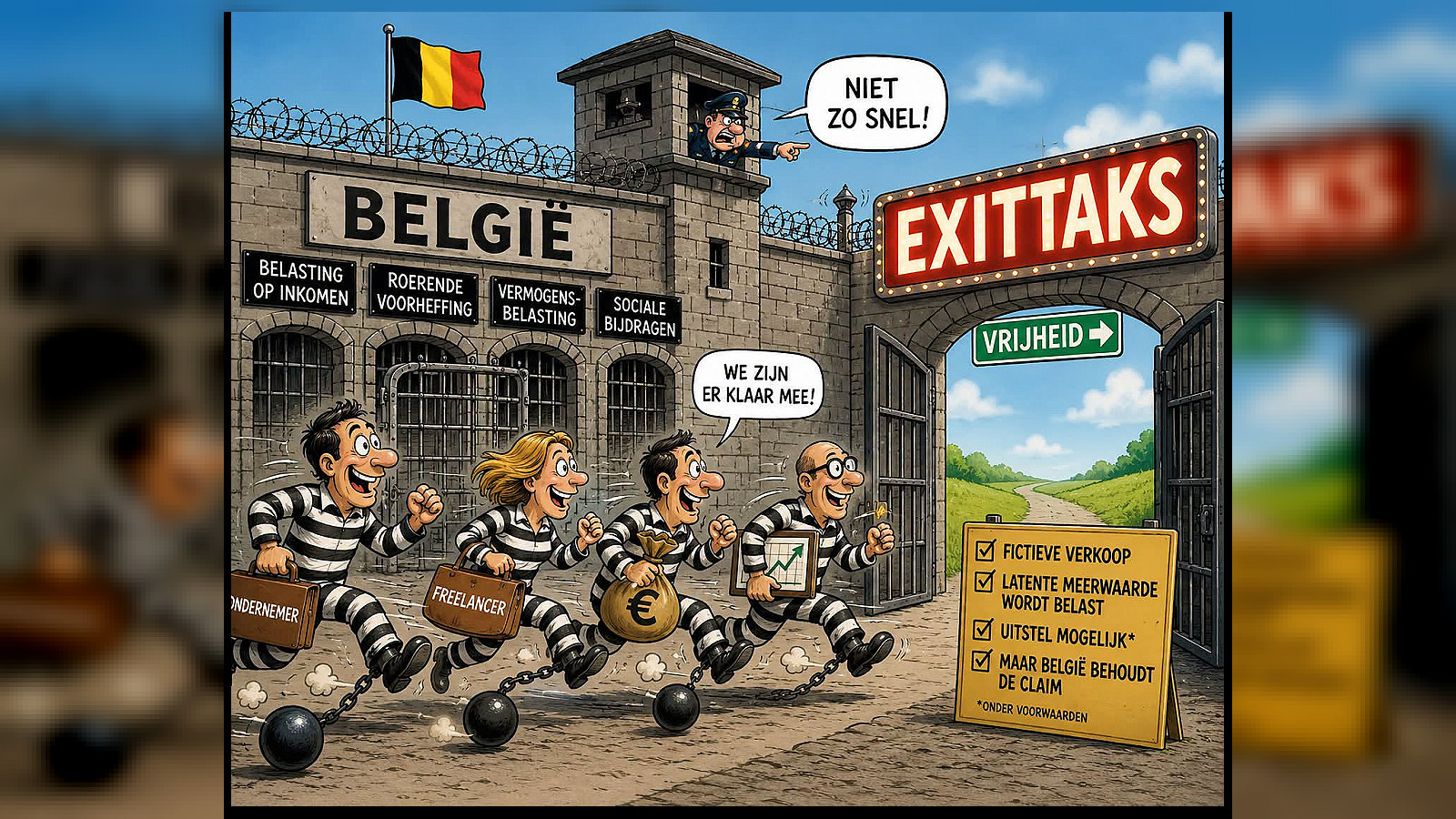 Exittaxs: hoe België de vrijheid van vestiging ondermijnt met een fiscale valstrik