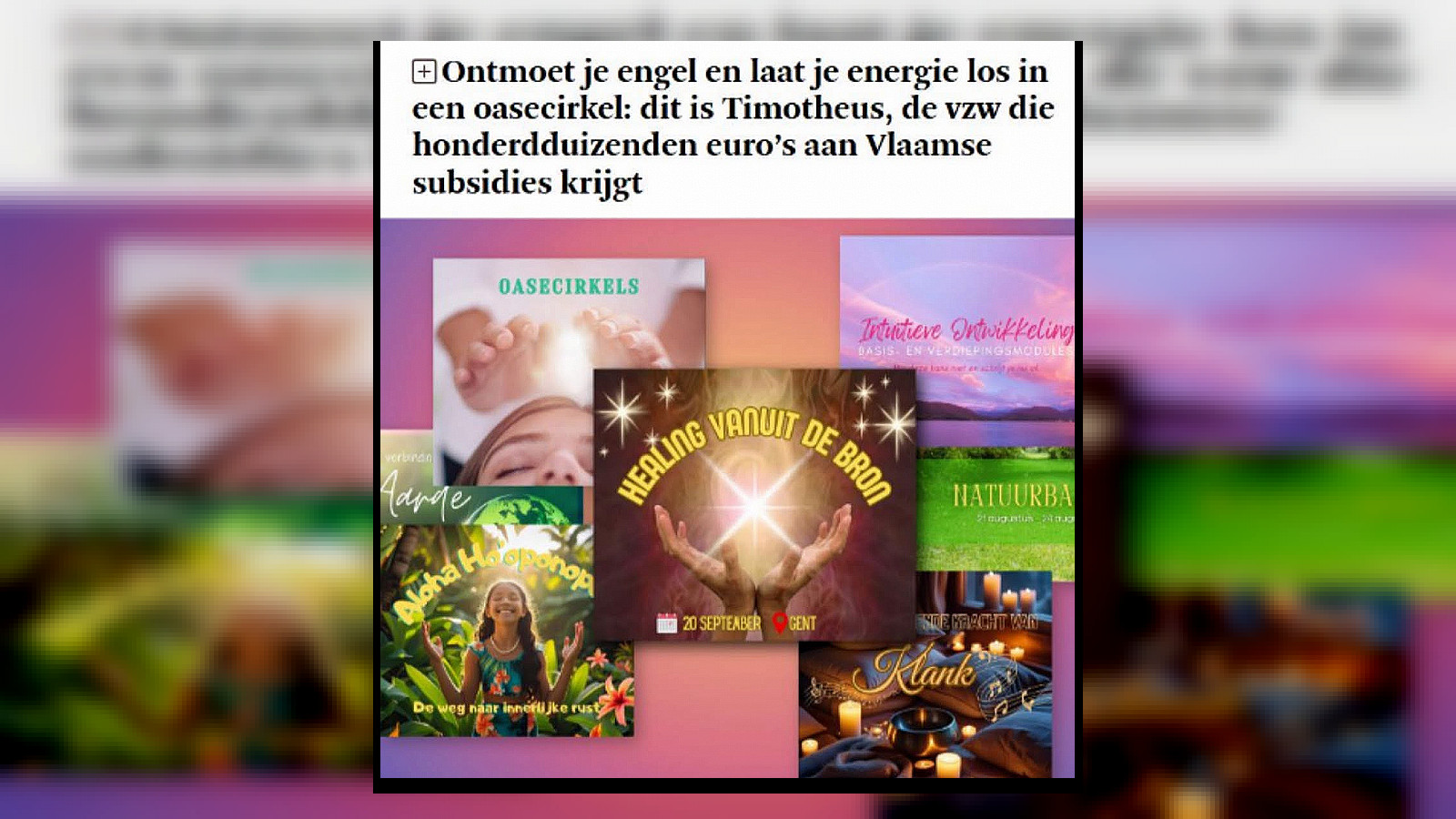 Miljoenen subsidies aan onzin: hoe het sociaal-cultureel volwassenenwerk uit de hand loopt