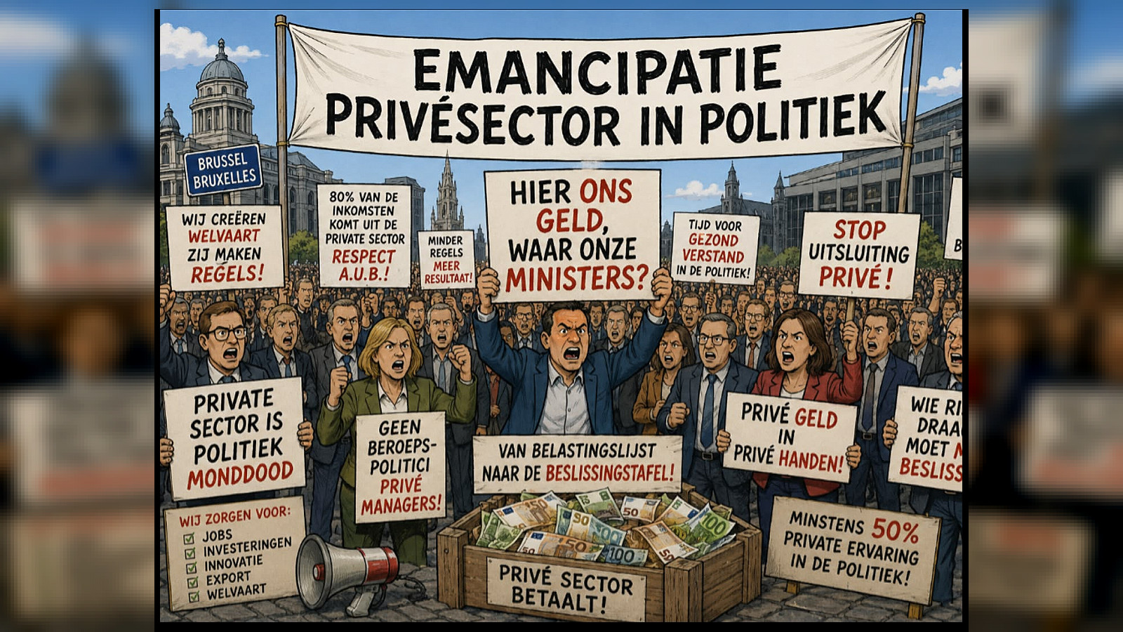 België: een wereldvreemd beleid door gebrek aan private-sectorervaring in de politiek